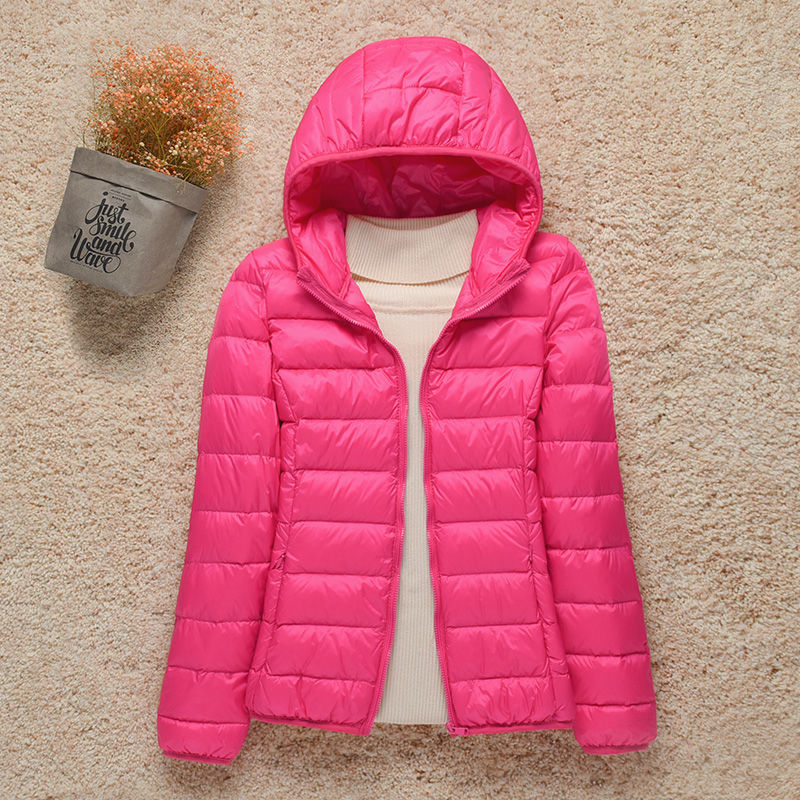 Women's Lightweight Hooded Quilted Puffer Jacket