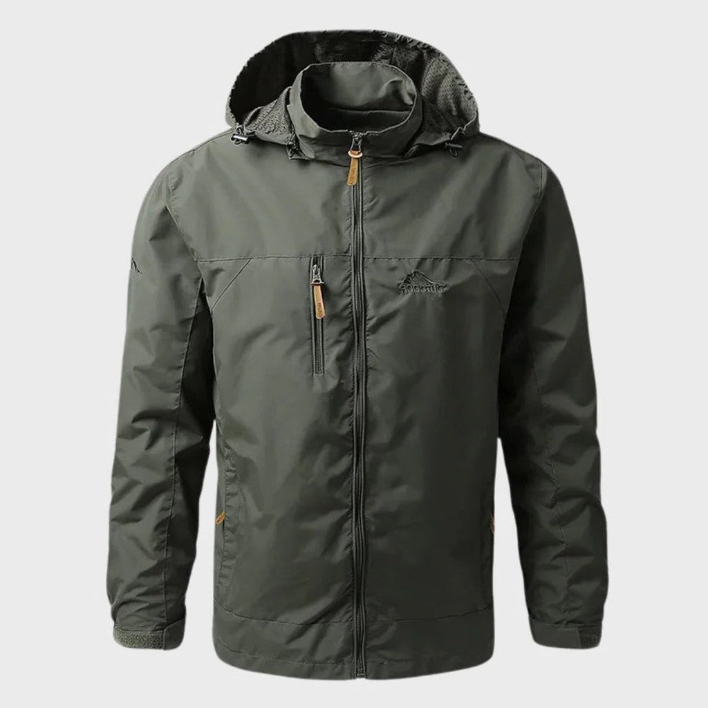 Men’s Lightweight Hooded Outdoor Windbreaker Jacket