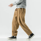 Men's Sherpa Fleece Drawstring Jogger Pants