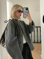Women's Oversized Stand Collar Jacket