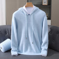 Men's Soft Knit Drawstring Hooded Sweater