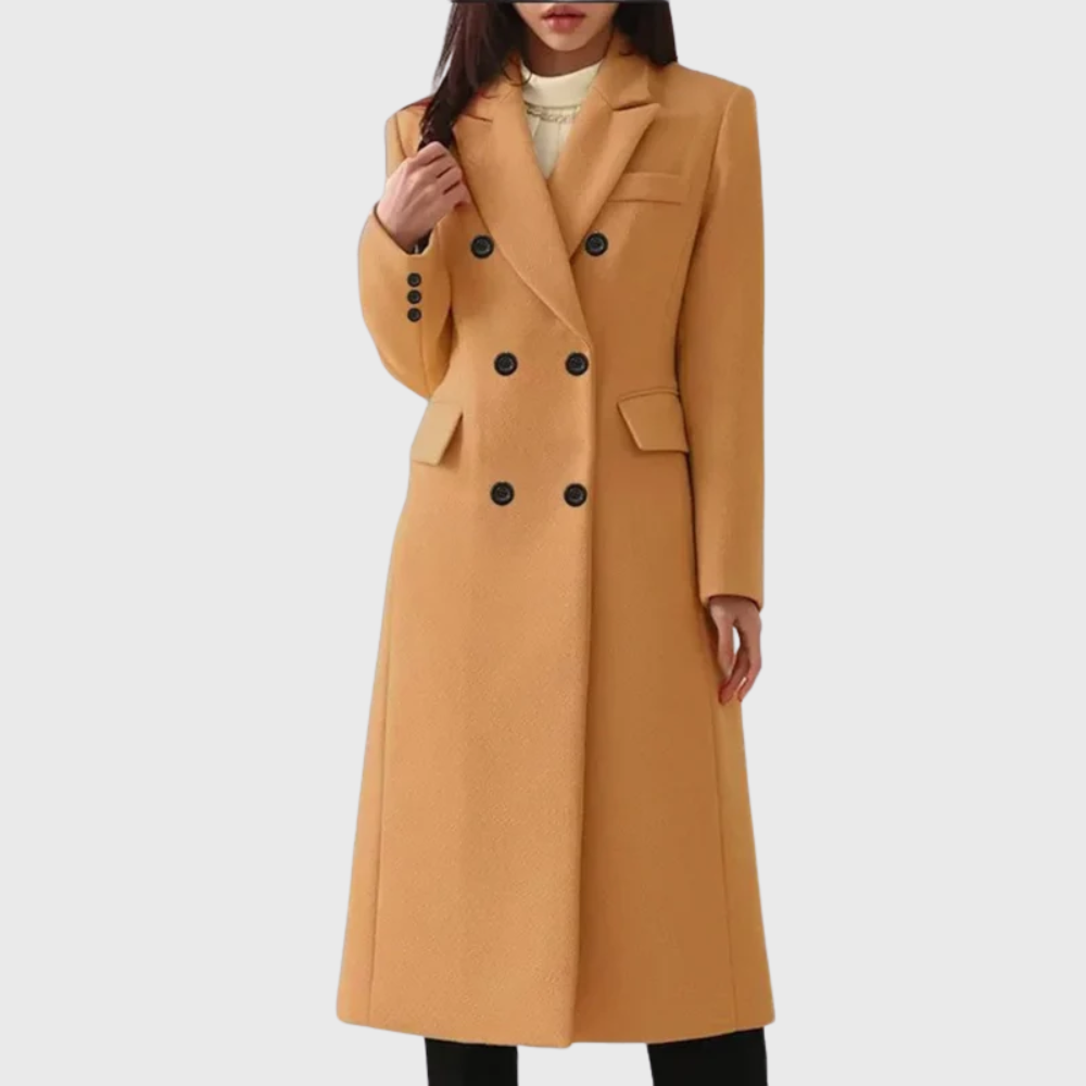 Women’s Tailored Double-Breasted Maxi Coat