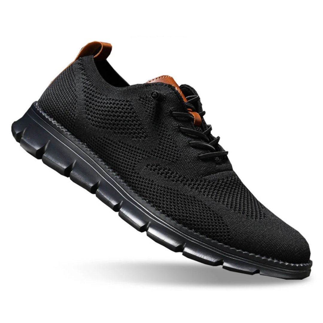 Men’s Knit Wingtip Sneakers