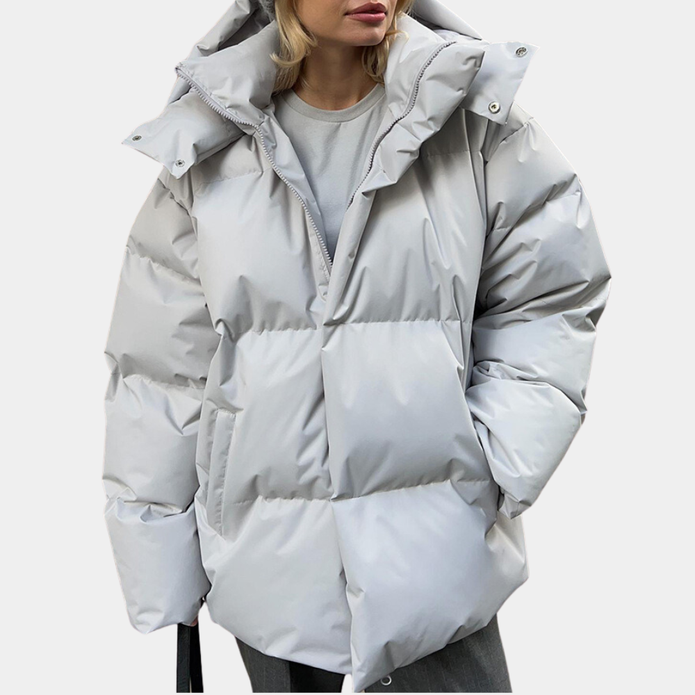 Women’s Oversized Funnel Neck Puffer Jacket