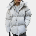 Women’s Oversized Funnel Neck Puffer Jacket