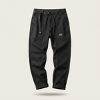 Men’s Relaxed Fit Utility Work Trousers with Webbing Belt