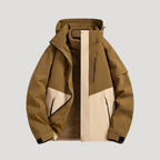 Women’s Colour Block Fleece Lined Hooded Outdoor Jacket