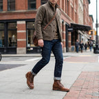 Men’s Vintage Cap Toe Lace-Up Work Boots