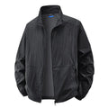 Men’s Lightweight Crinkle Texture Zip-Up Jacket