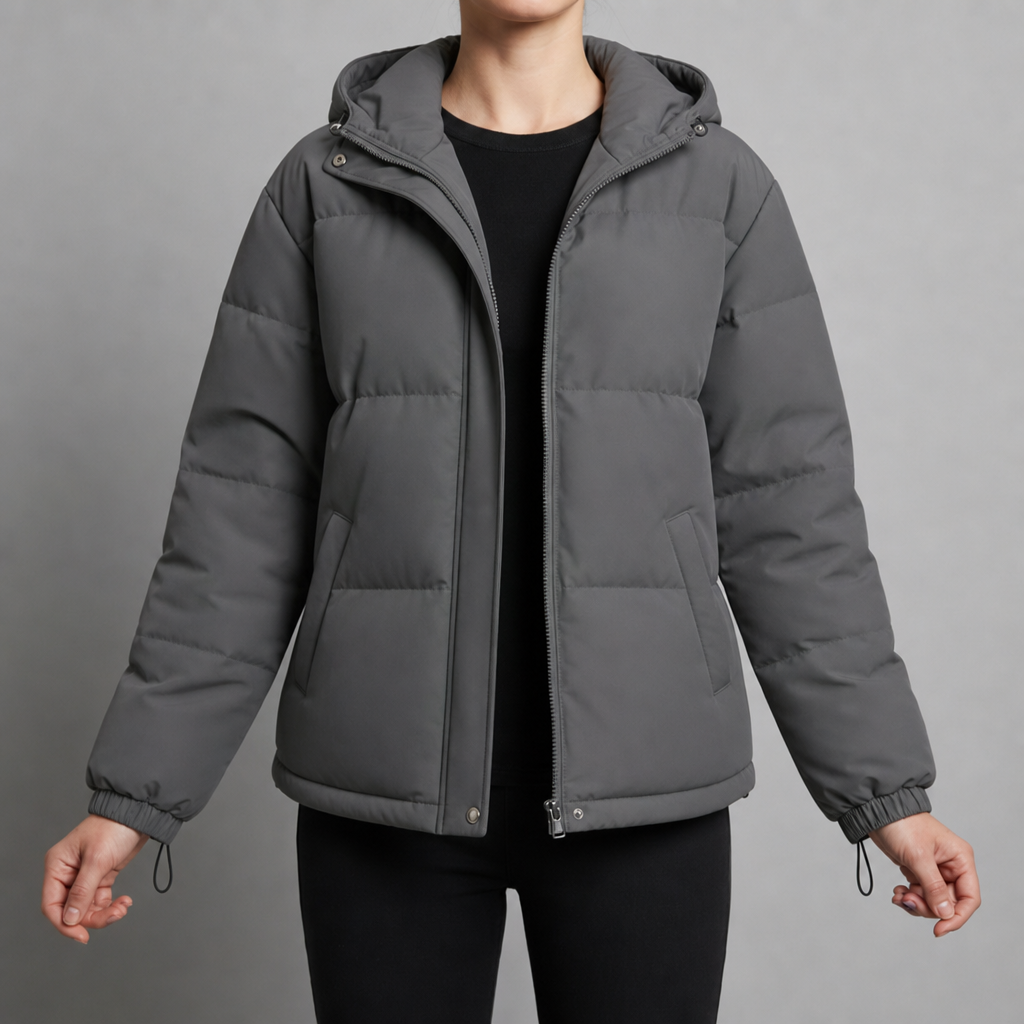 Women’s Relaxed Hooded Puffer Jacket