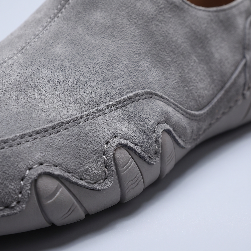 Men’s Faux Suede Slip-On Casual Shoes