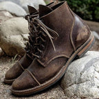 Men’s Vintage Cap Toe Lace-Up Work Boots