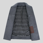 Men's Single-Breasted Tailored Overcoat