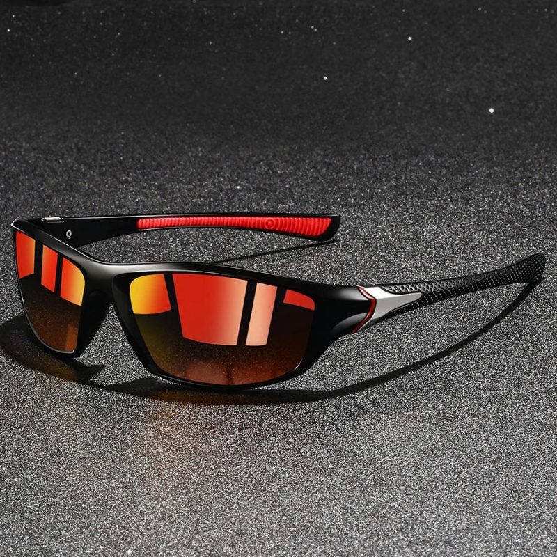 Men's Sport Wraparound Polarized Sunglasses