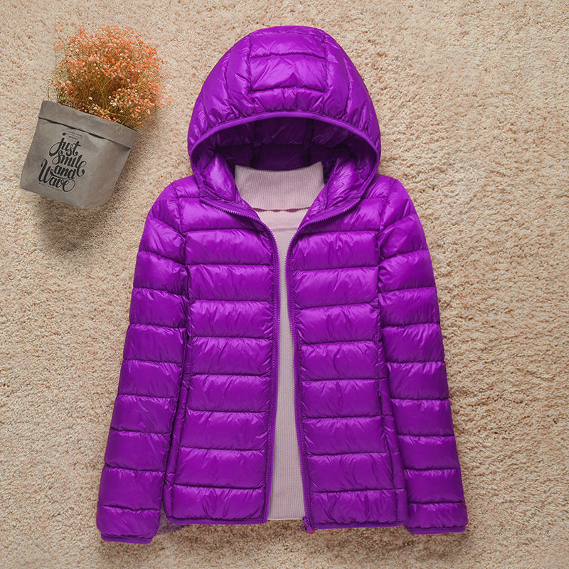 Women's Lightweight Hooded Quilted Puffer Jacket