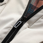 Men's Multi-Pocket Utility Windbreaker Jacket