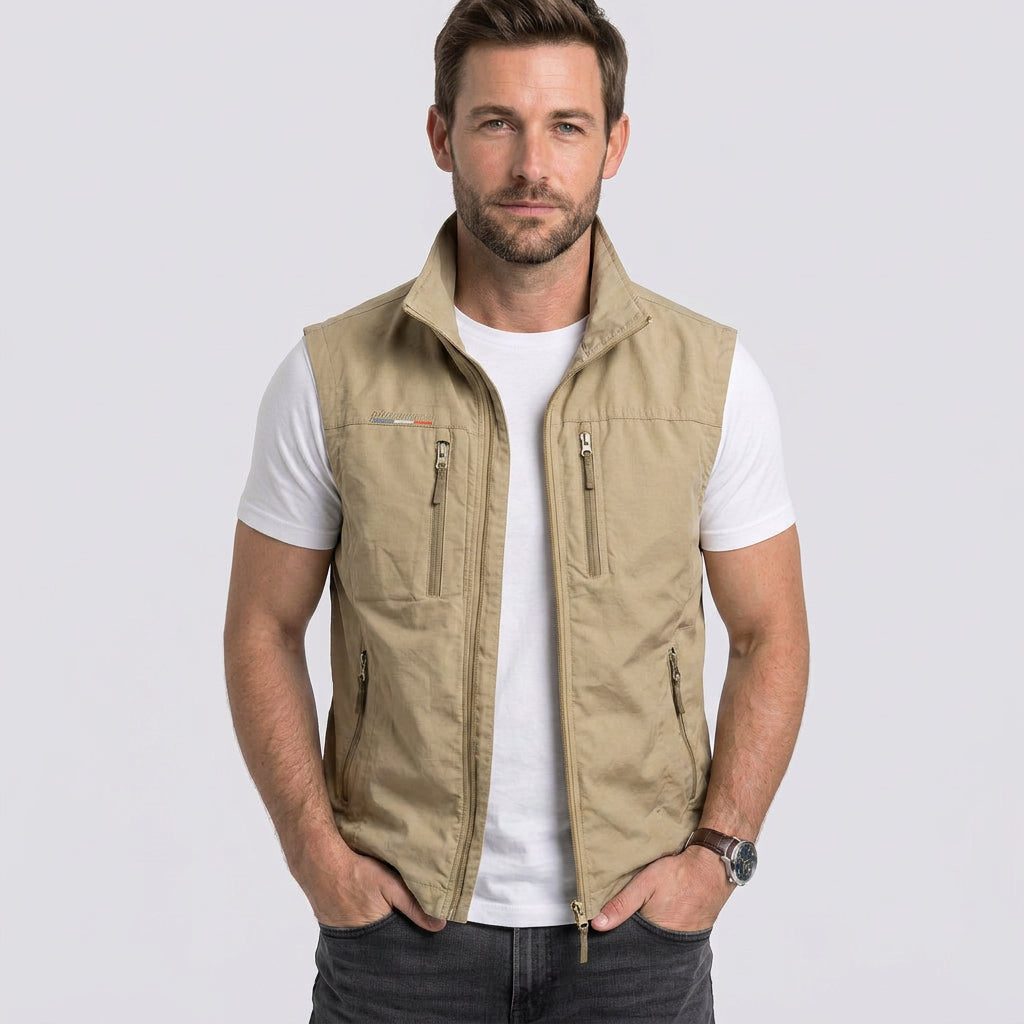 Men’s Outdoor Zip-Up Vest