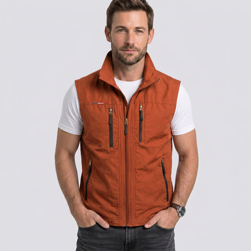 Men’s Outdoor Zip-Up Vest