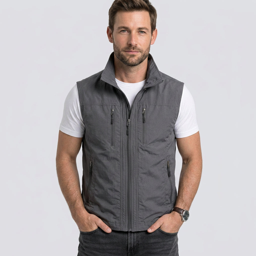 Men’s Outdoor Zip-Up Vest