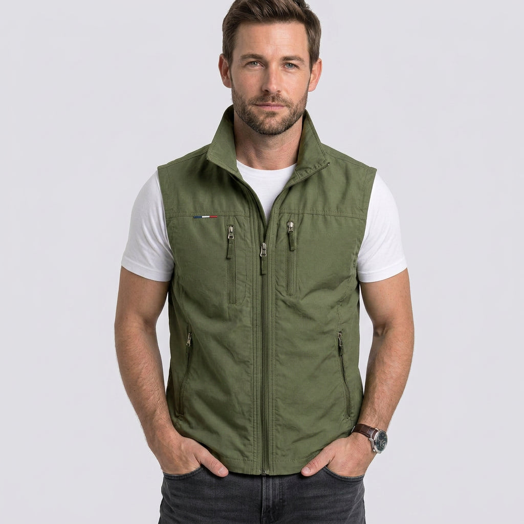 Men’s Outdoor Zip-Up Vest
