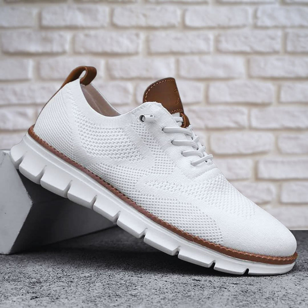 Men’s Knit Wingtip Sneakers