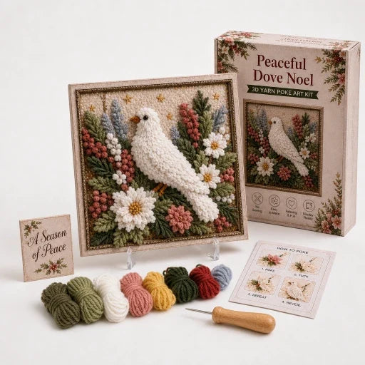 Festive Christmas Yarn Art Craft Kit