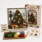 Festive Christmas Yarn Art Craft Kit