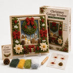 Festive Christmas Yarn Art Craft Kit