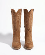 Women's Embroidered Knee High Western Boots