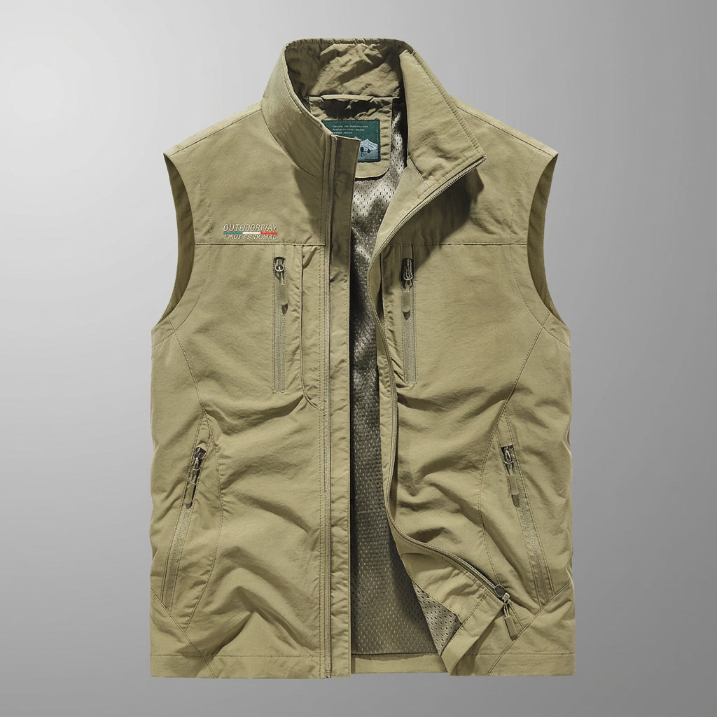 Men’s Outdoor Zip-Up Vest