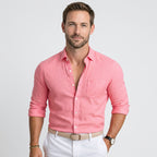 Men’s Long Sleeve Linen Shirt