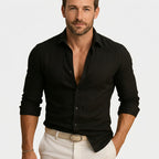 Men’s Long Sleeve Linen Shirt