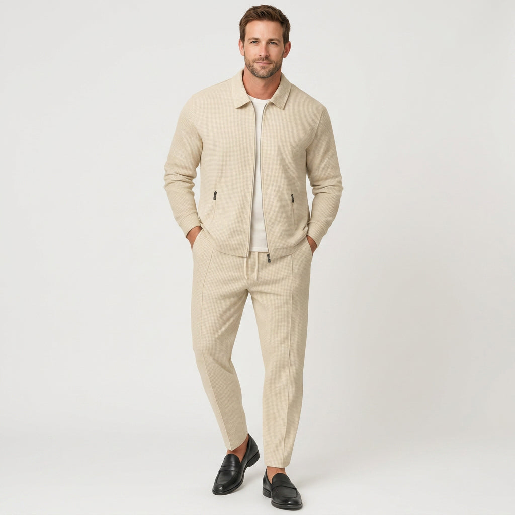 Men’s Zip Jacket and Trousers Set