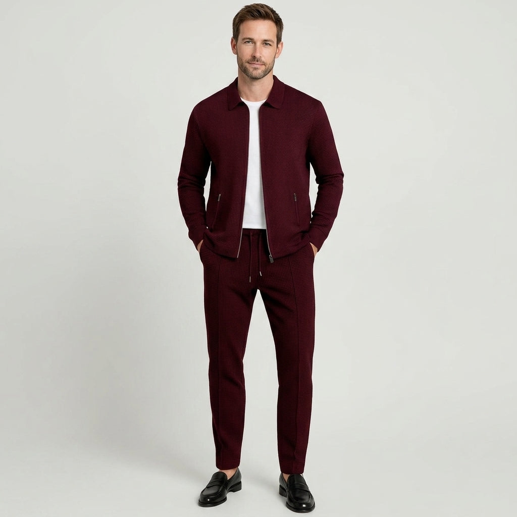 Men’s Zip Jacket and Trousers Set