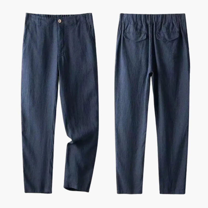 Men’s Linen Blazer and Trousers Set