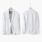 Men’s Linen Blazer and Trousers Set