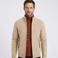 Men’s Zip Up Knit Cardigan