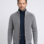 Men’s Zip Up Knit Cardigan