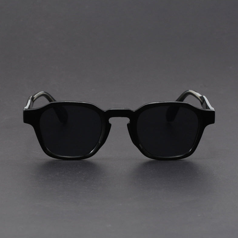 Women's Square Acetate Frame Retro Sunglasses