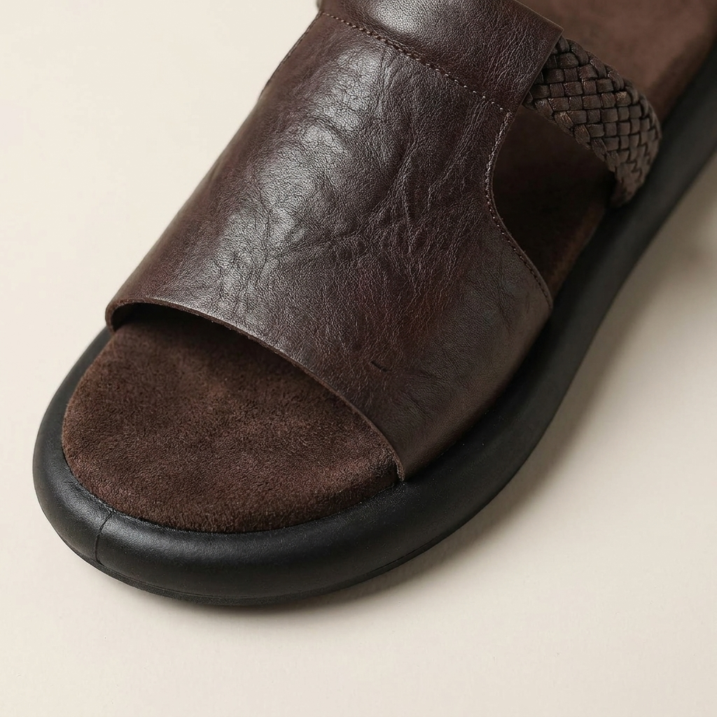 Women's Woven Strap Slide Sandals