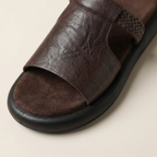 Women's Woven Strap Slide Sandals