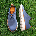 Men's Breathable Knit Lace-Up Oxford Sneakers