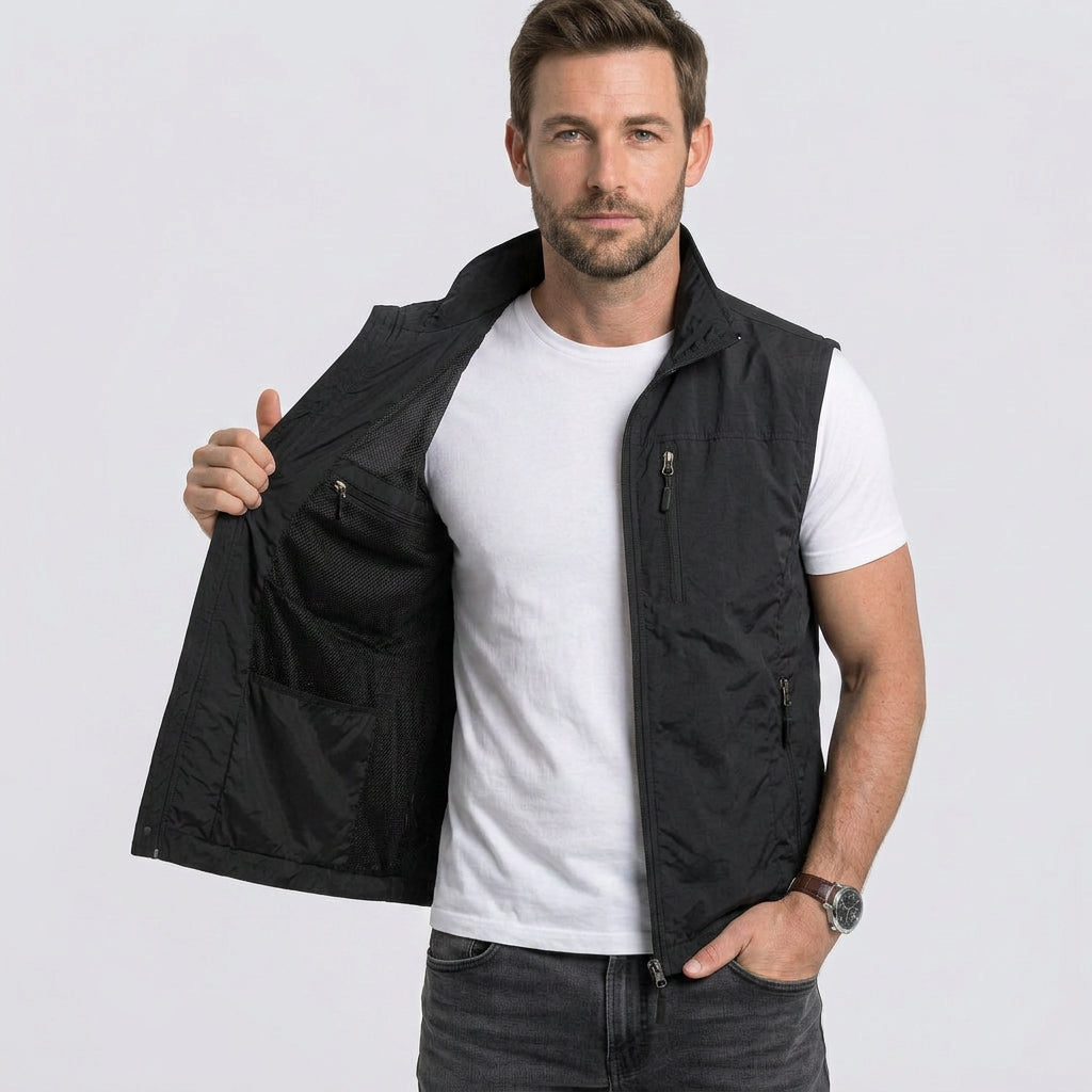 Men’s Outdoor Zip-Up Vest