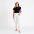 Women’s High Waisted Slim Fit Trousers – Straight Leg Office Pants