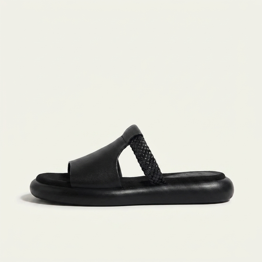 Women's Woven Strap Slide Sandals