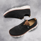 Men's Breathable Knit Lace-Up Oxford Sneakers