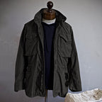 Men's Utility Field Jacket with Drawstring Waist
