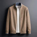 Men’s Brushed Knit Zip-Up Cardigan