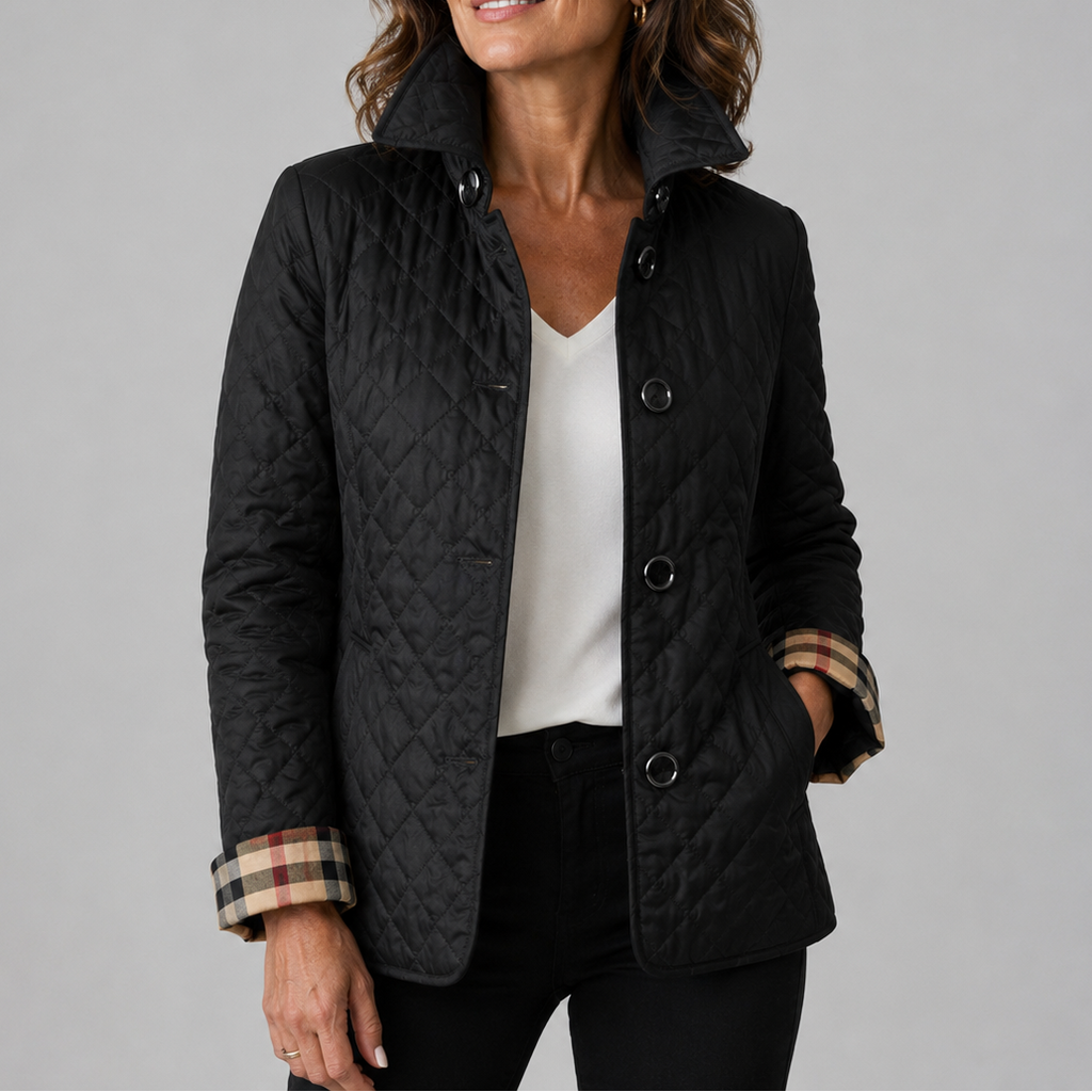 Women’s Diamond Quilted Tailored Jacket