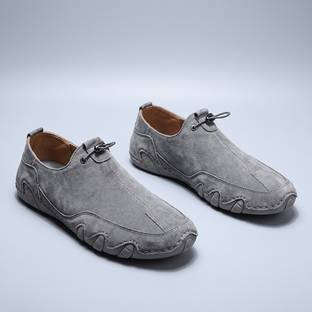 Men’s Faux Suede Slip-On Casual Shoes